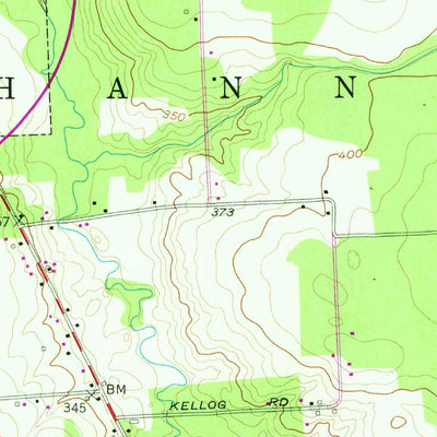 United States Geological Survey Hannibal, NY (1978, 24000-Scale) digital map