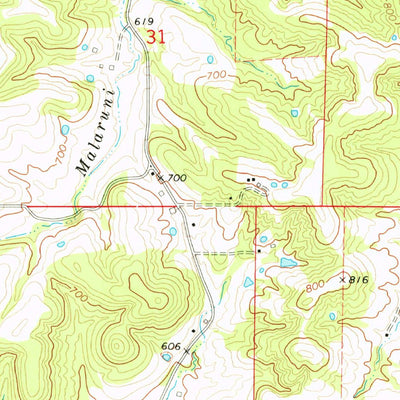 United States Geological Survey Hannibal SE, MO (1971, 24000-Scale) digital map
