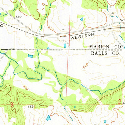 United States Geological Survey Hannibal West, MO (1971, 24000-Scale) digital map