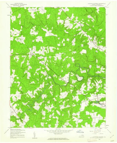 United States Geological Survey Hanover Academy, VA (1943, 24000-Scale) digital map