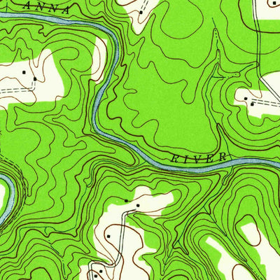 United States Geological Survey Hanover Academy, VA (1943, 24000-Scale) digital map