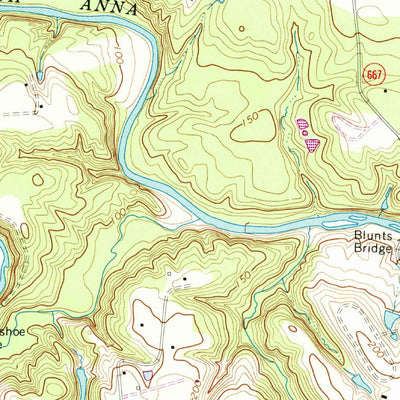 United States Geological Survey Hanover Academy, VA (1969, 24000-Scale) digital map