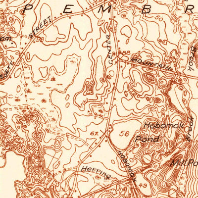 United States Geological Survey Hanover, MA (1935, 24000-Scale) digital map