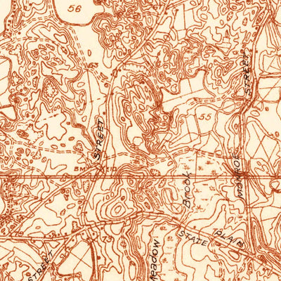 United States Geological Survey Hanover, MA (1935, 24000-Scale) digital map
