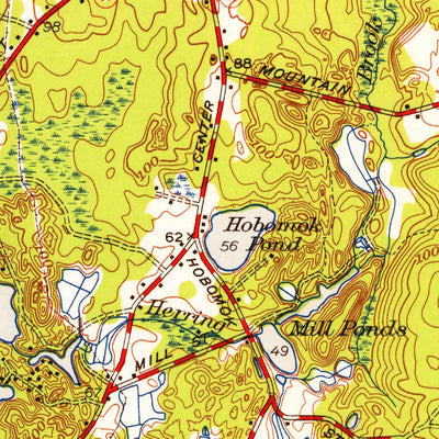 United States Geological Survey Hanover, MA (1948, 24000-Scale) digital map
