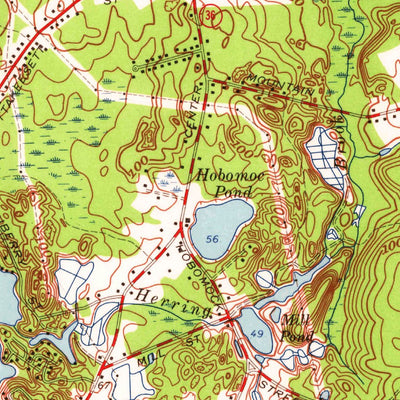 United States Geological Survey Hanover, MA (1962, 24000-Scale) digital map