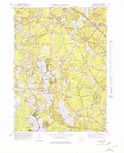 United States Geological Survey Hanover, MA (1978, 25000-Scale) digital map