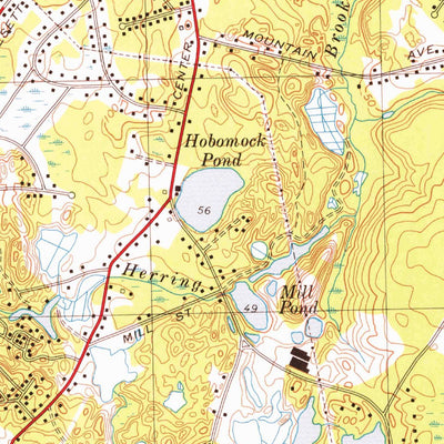 United States Geological Survey Hanover, MA (1978, 25000-Scale) digital map