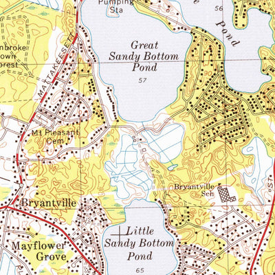 United States Geological Survey Hanover, MA (1978, 25000-Scale) digital map