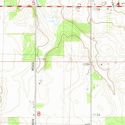 United States Geological Survey Hanover, MI (1981, 24000-Scale) digital map
