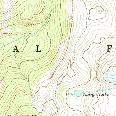 United States Geological Survey Hanover Mountain, ID (1963, 24000-Scale) digital map