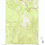 United States Geological Survey Hanover Mountain, ID (1995, 24000-Scale) digital map