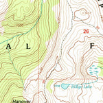United States Geological Survey Hanover Mountain, ID (1995, 24000-Scale) digital map