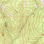 United States Geological Survey Hanover Mountain, ID (1995, 24000-Scale) digital map