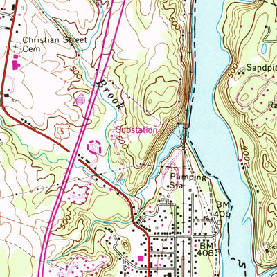United States Geological Survey Hanover, NH-VT (1959, 24000-Scale) digital map