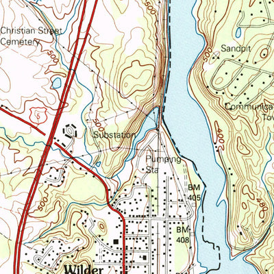United States Geological Survey Hanover, NH-VT (1996, 24000-Scale) digital map