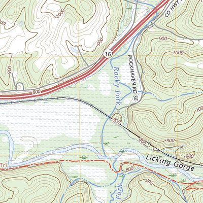 United States Geological Survey Hanover, OH (2023, 24000-Scale) digital map