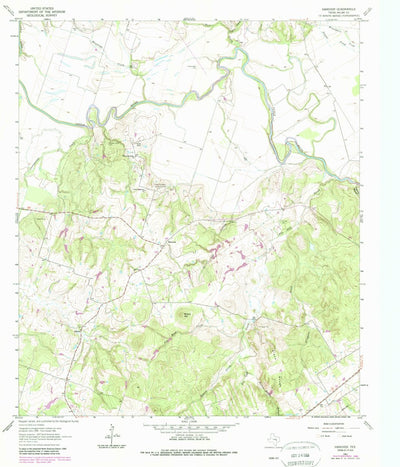 United States Geological Survey Hanover, TX (1961, 24000-Scale) digital map