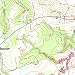 United States Geological Survey Hanover, TX (1961, 24000-Scale) digital map