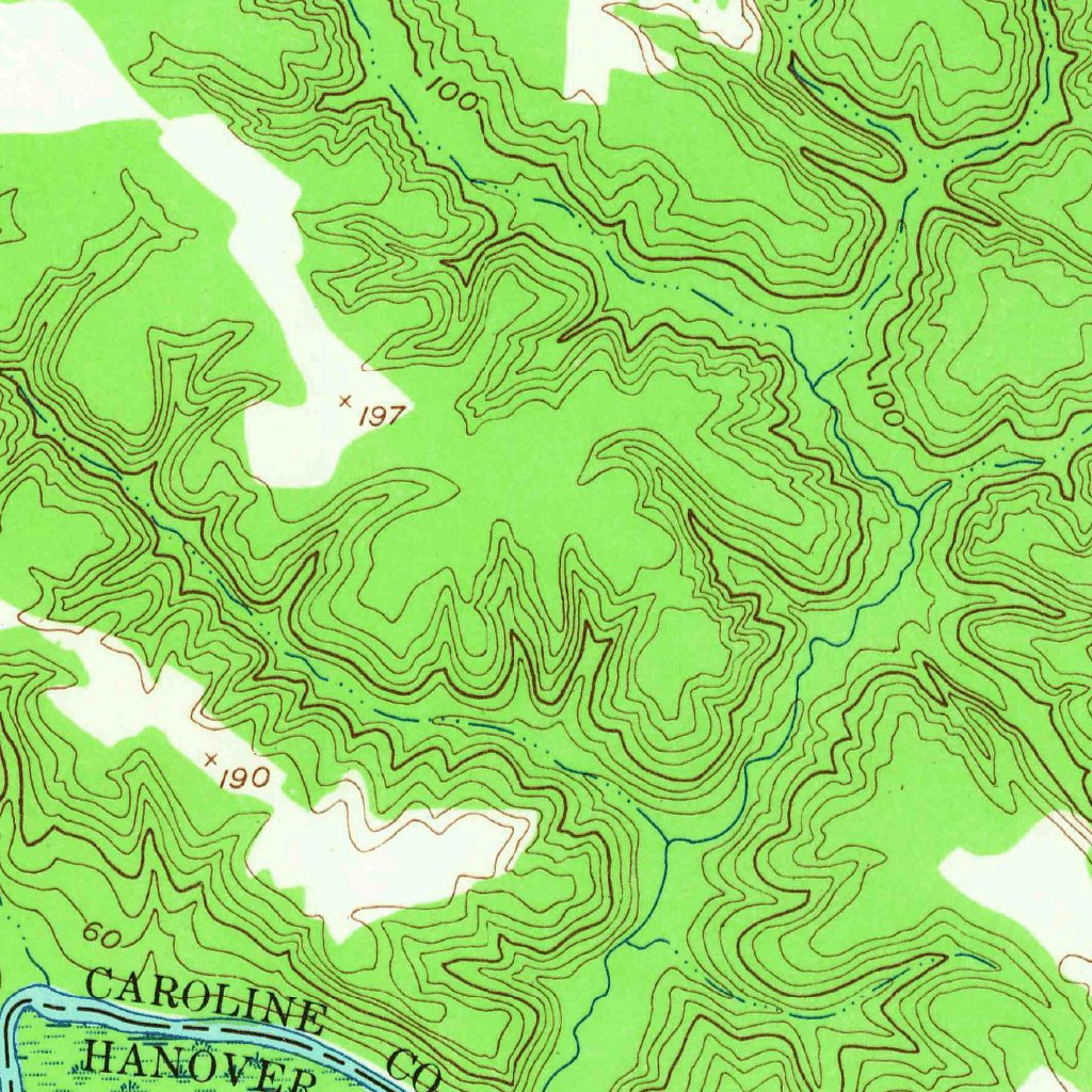 Hanover, VA (1949, 24000-Scale) Map by United States Geological Survey ...