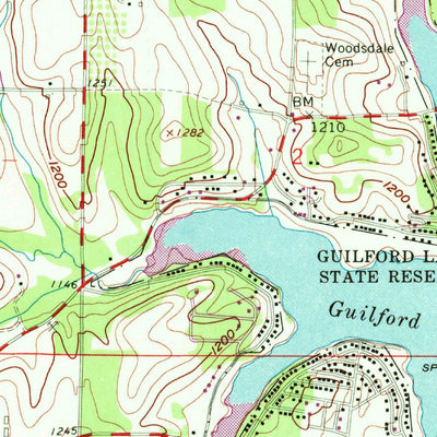United States Geological Survey Hanoverton, OH (1959, 24000-Scale) digital map