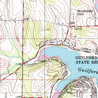 United States Geological Survey Hanoverton, OH (1994, 24000-Scale) digital map