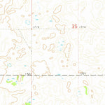 United States Geological Survey Hansboro SW, ND (1970, 24000-Scale) digital map