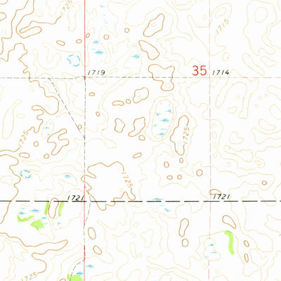 United States Geological Survey Hansboro SW, ND (1970, 24000-Scale) digital map