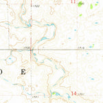 United States Geological Survey Hansboro SW, ND (1970, 24000-Scale) digital map