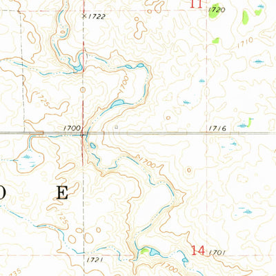 United States Geological Survey Hansboro SW, ND (1970, 24000-Scale) digital map