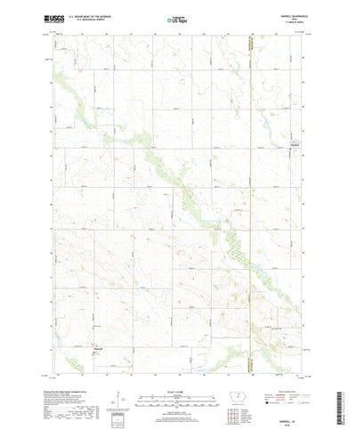 United States Geological Survey Hansell, IA (2018, 24000-Scale) digital map