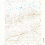United States Geological Survey Hansen Lake NE, WY (1960, 24000-Scale) digital map