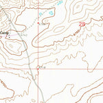 United States Geological Survey Hansen Lake NE, WY (1960, 24000-Scale) digital map