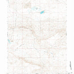 United States Geological Survey Hansen Lake, WY (1960, 24000-Scale) digital map