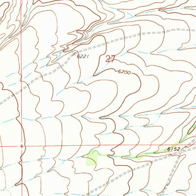 United States Geological Survey Hansen Ranch, MT (1965, 24000-Scale) digital map