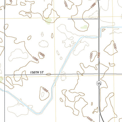 United States Geological Survey Hanska, MN (2022, 24000-Scale) digital map