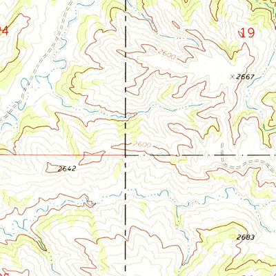 United States Geological Survey Hanson Flat, MT (1971, 24000-Scale) digital map