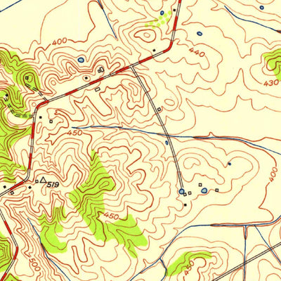 United States Geological Survey Hanson, KY (1952, 24000-Scale) digital map