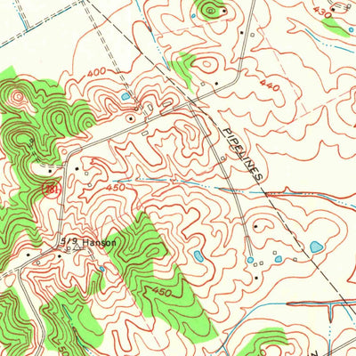 United States Geological Survey Hanson, KY (1969, 24000-Scale) digital map