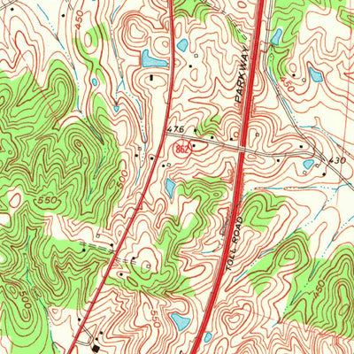 United States Geological Survey Hanson, KY (1969, 24000-Scale) digital map