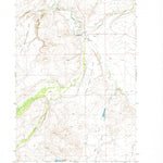 United States Geological Survey Hanson Reservoir, MT (1971, 24000-Scale) digital map