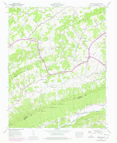 United States Geological Survey Hansonville, VA (1938, 24000-Scale) digital map