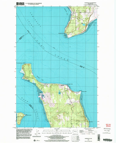 United States Geological Survey Hansville, WA (1997, 24000-Scale) digital map