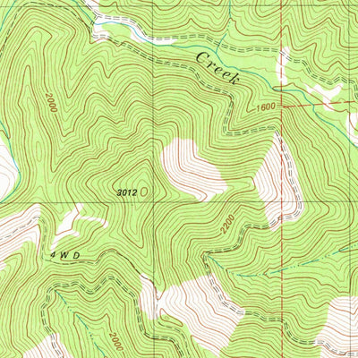 United States Geological Survey Happy Camp, CA (1980, 24000-Scale) digital map
