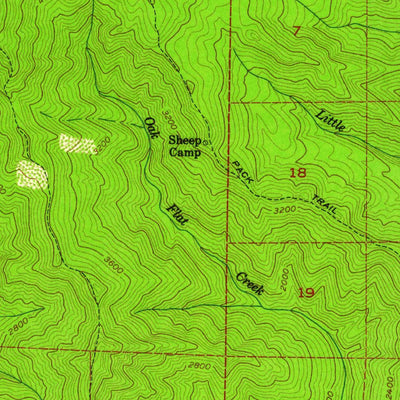 United States Geological Survey Happy Camp, CA-OR (1956, 62500-Scale) digital map