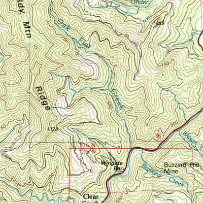 United States Geological Survey Happy Camp, CA-OR (1983, 100000-Scale) digital map