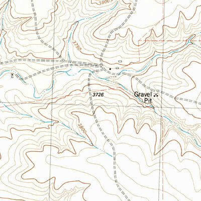 United States Geological Survey Happy Hereford Ranch, TX (1984, 24000-Scale) digital map