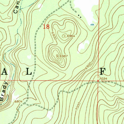 United States Geological Survey Happy Jack, AZ (1965, 24000-Scale) digital map