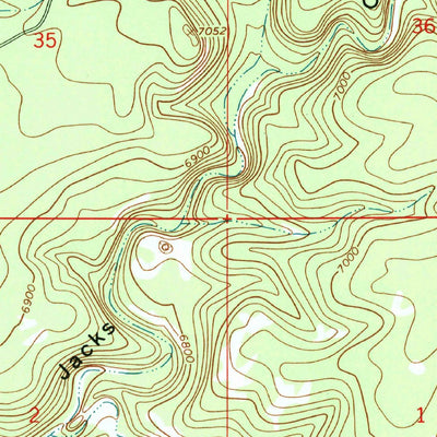 United States Geological Survey Happy Jack, AZ (1965, 24000-Scale) digital map