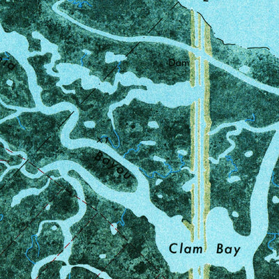 United States Geological Survey Happy Jack, LA (1973, 24000-Scale) digital map